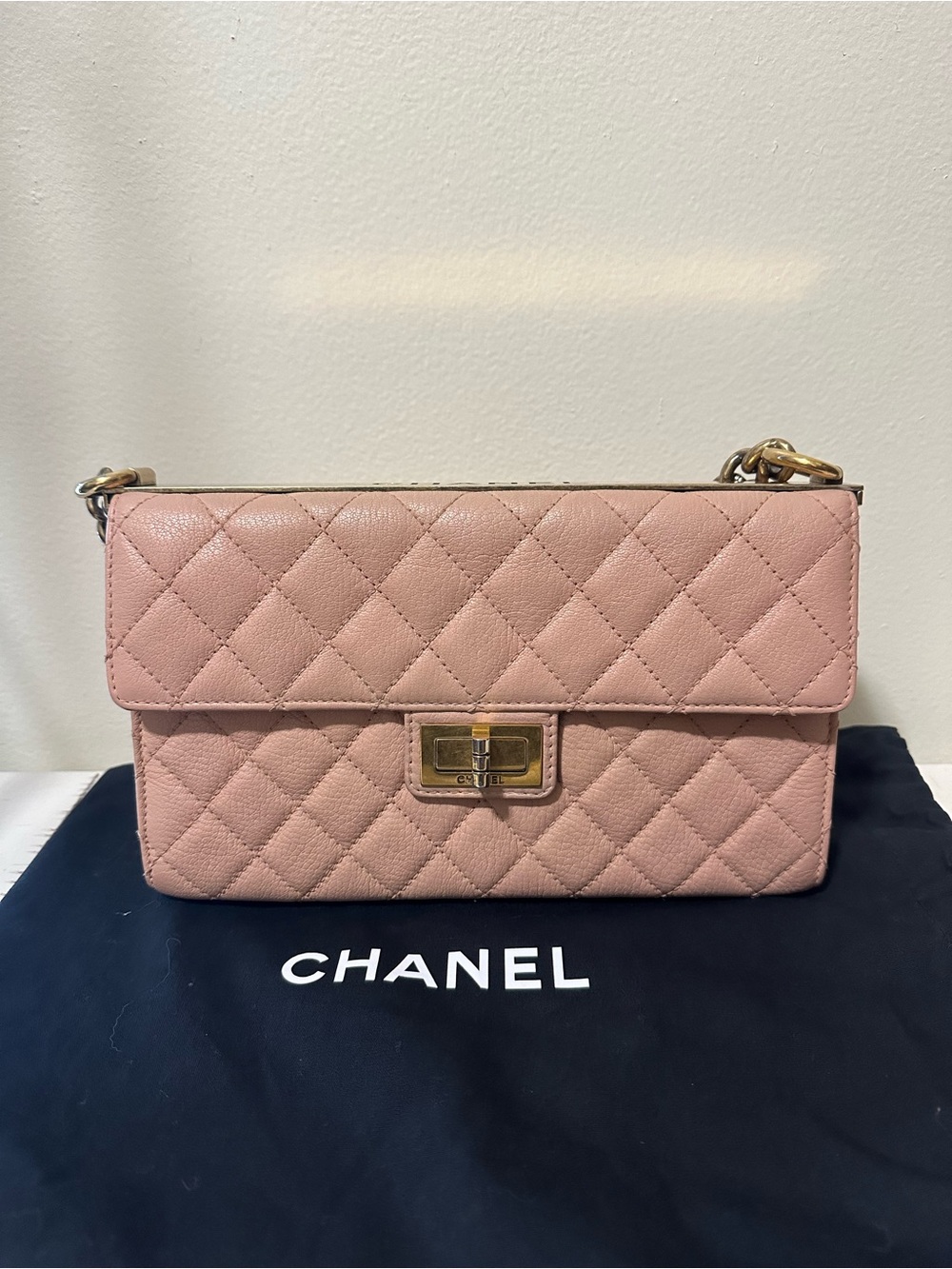 CHANEL Reissue 2.55 Rita Quilted Goatskin Trendy Flap Bag